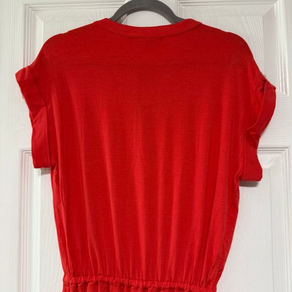 Michael Stars New Amelia Women's Red Shirt Dress Size Medium - Picture 15 of 15